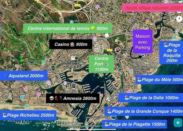 Вилла Village Occitan, Maison 8 Pers, Acces Direct A La Plage, Wifi, Parking, Terrasse Агд